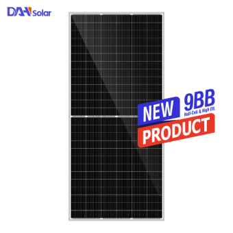 panneau solaire mono noir demi-cellule 440w 