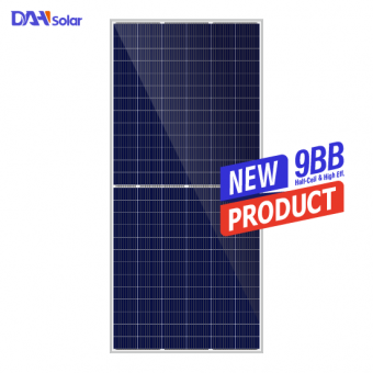 panneau solaire demi-cellule dah poly 9bb 395w 400w 