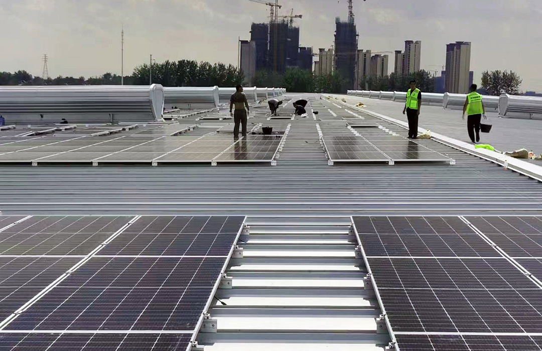 Centrale électrique plein écran industrielle et commerciale DAH Solar Suzhou 2,5 MW