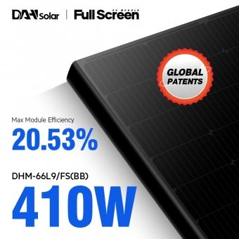 Panneaux solaires mono plein écran DHM-54X10/FS 390 ~ 420 W
 