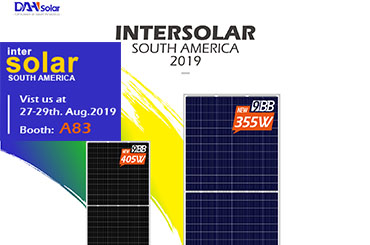 Dah solaire assister intersolar amérique du sud avec 9bb panneau solaire demi-cellule