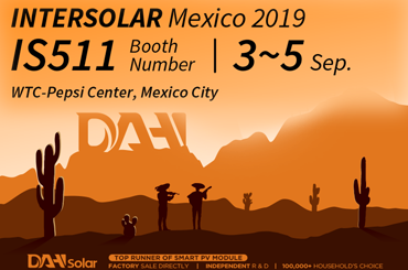 dah solaire assister mexicain intersolaire avec panneau solaire demi-cellule 9bb