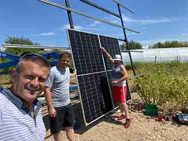 Centrale photovoltaïque résidentielle de 5,5 KW en Roumanie