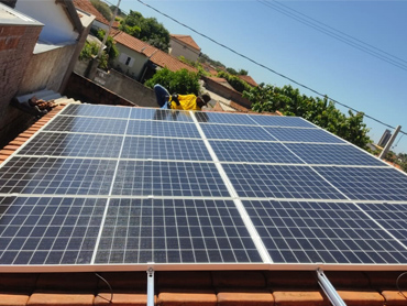 Brésil 5kw 440W Poly PV Module sur la grille Système à domicile solaire