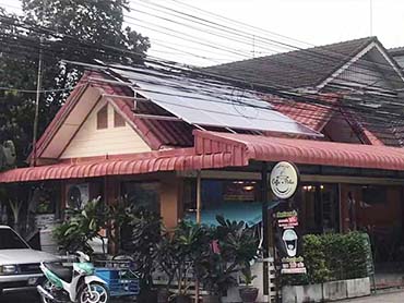 Projet de système solaire sur réseau électrique de 3,2 kW en Thaïlande