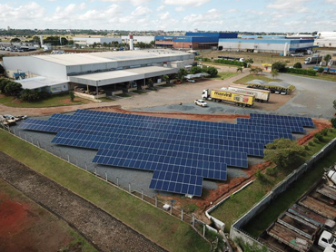 Brésil Goiania Projet de panneau solaire 1000 pièces
